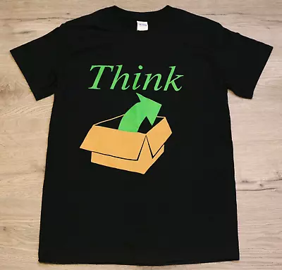 Buy Think Outside The Box Green Arrow Sarcastic Humor Graphic Novelty Funny T Shirt • 23.34£