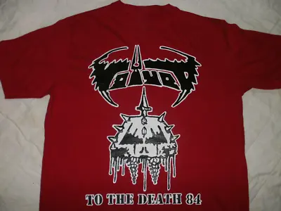 Buy Voivod Band Tour 84 T-Shirt Short Sleeve Cotton Red Men Size S To 2345XL BE695 • 19.50£