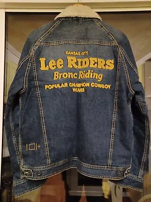 Buy Lee Rider RODEO-COWBOY Denim FLEECE LINED(stormrider)jacket • 125£
