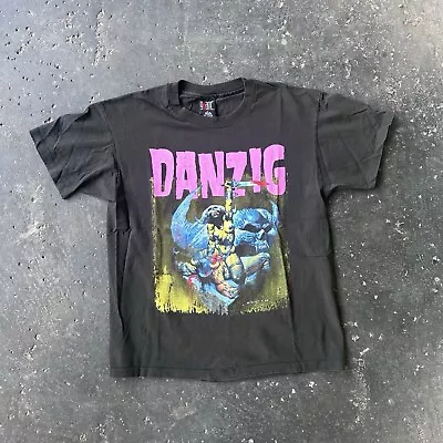 Buy 1992 Danzig Shirt Misfits Glenn Danzig Samhain Xl  Giant Tag • 186.39£