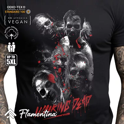 Buy Walking Dead Mens T-Shirt Horror Zombie Walkers Monster Apocalypse E161 • 10.99£