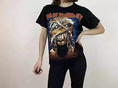 Buy Vintage Iron Maiden Shirt Tee Rock Of The T-shirts Womens • 16.80£