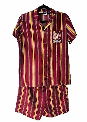 Buy PETER ALEXANDER Kids Harry Potter Gryffindor Short Sleeve Pyjama Set Size 14 Yrs • 10.17£