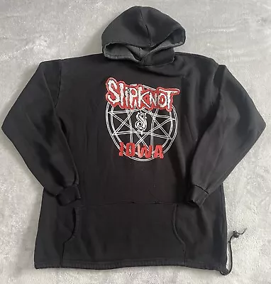 Buy Slipknot Band Hoodie Heavy Metal Band Black Pullover Jumper Sweater Size XL • 49.99£
