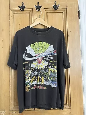 Buy Green Day Dookie T-Shirt Vintage 90s Black Brockum XL Great Condition  • 400£