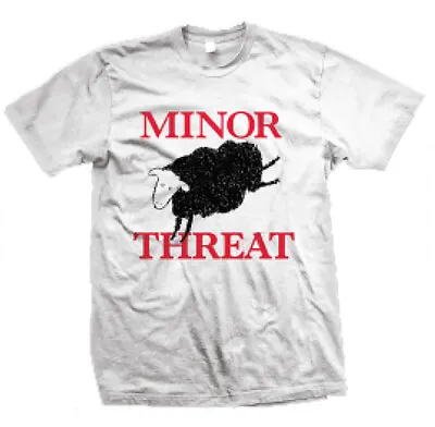 Buy MINOR THREAT T-Shirt Black Sheep Out Of Step White Tee New  • 25.16£