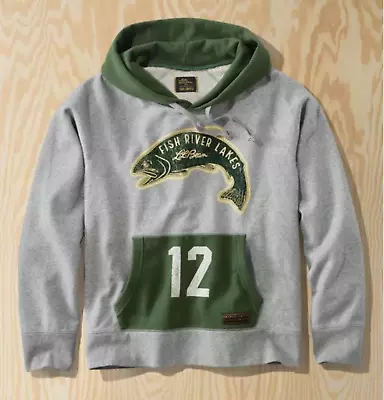 Buy LL BEAN X TODD SNYDER Fish River Organic Terry Cloth Hoodie Gray Sz M NEW $159 • 45.75£