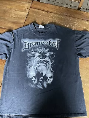 Buy Vintage Immortal Shirt XL Black Metal Band Mayhem Venom • 92.26£