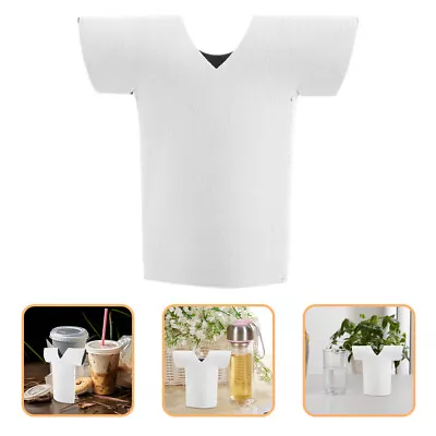 Buy  4 Pcs Bottle Protector Neoprene Double-sided Blank Clothing T-shirt Cover 4pcs • 8.75£
