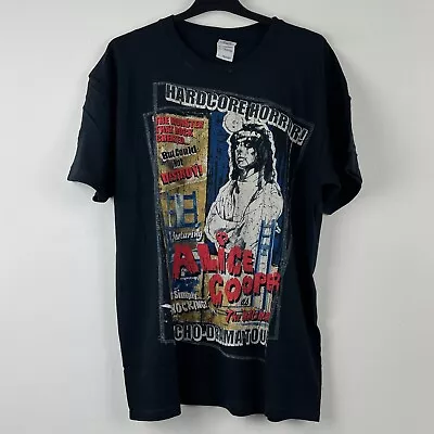 Buy Alice Cooper Psycho Drama Tour 2007 Rare Band T-Shirt L • 10£