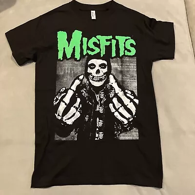 Buy Nwot - Misfits - Giving The Middle Fingers - Rock Band - T Shirt- Men's Small • 16.80£