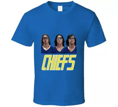 Buy Slap Shot Hanson Brothers And Chiefs Team Logo T-shirt And Apparel T Shirt • 20.54£