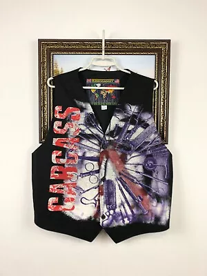 Buy Vintage Carcass Vest Shirt Death Metal Hardcore Grind Core Rare Size XL • 102.18£