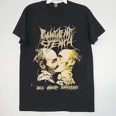 Buy PUNGENT STENCH Been Caught Buttering L LARGE T-Shirt Black Mens Band Logo • 26.08£