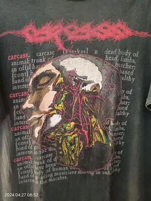 Buy Carcass Shirt, Carcass Cotton Black Unisex T-shirt S-5XL VM9246 • 15.86£