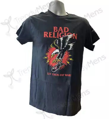 Buy Bad Religion T-Shirt Bomber Eagle Let Them Eat War Official Merchandise New • 22.49£