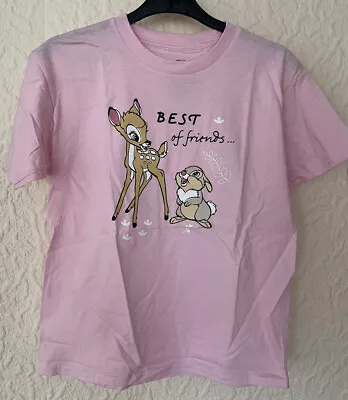 Buy Disney Girls T-shirt Bambi & Thumper Top Tee 9-10 Years Official • 6.49£