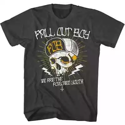Buy Fall Out Boy We Are The Poisoned Youth Skull T Shirt Fob Punk Rock Skater • 19.32£