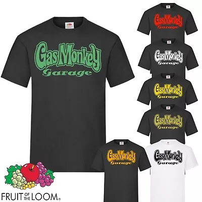 Buy Mens Gas Monkey Garage T-Shirt Gas Monkey Logo Shirt Gift • 9.99£