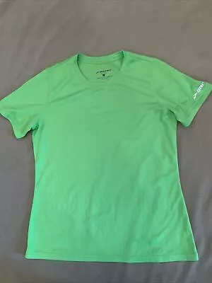 Buy Brooks Size Medium Womens Equilibrium Technology Athletic Top Neon Green • 17.84£