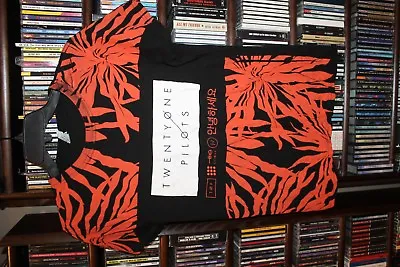 Buy Twenty One 21 Pilots Black W Orange Palm Leaf T Tee Shirt  Ladies   (b65) • 20.53£