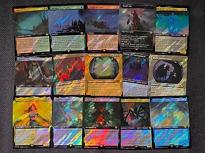 Buy MTG Lord Of The Rings Special Edition Surge Foil Extended Single Cards • 3£