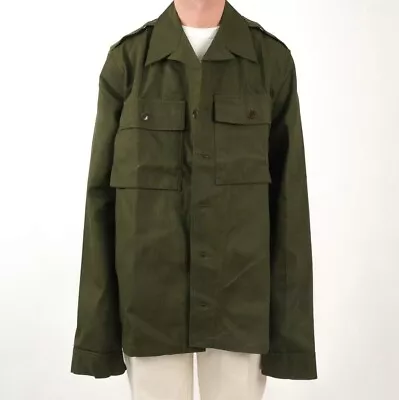 Buy  Mens HBT Shirt Dutch Genuine 50s 60s Military Army Jacket BDU Vintage Surplus  • 44.99£