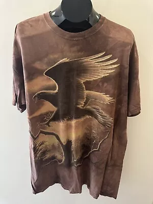 Buy The Mountain Bald Eagle Shirt Size XL Tan • 13.04£