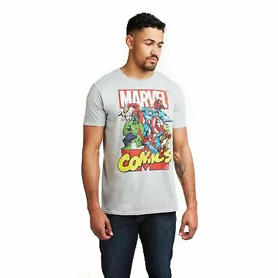 Buy Official Marvel Mens Call Out Mens T-shirt Grey  S - XXL • 13.99£