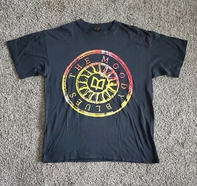 Buy Vintage The Moody Blues Tour 1994 T-Shirt Brockum XL Single Stitch Black 🇺🇸 US • 28£