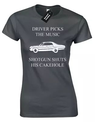 Buy Driver Picks Music Ladies T-shirt Funny Supernatural Design Winchester Brother • 8.99£