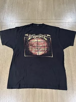 Buy Dragonforce Maximum Overload World Tour 2014-2016 T Shirt Size XL Black • 23.29£