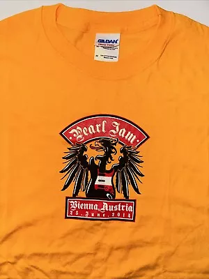 Buy Pearl Jam 2014 European Tour Austria T-Shirt. Medium • 40£
