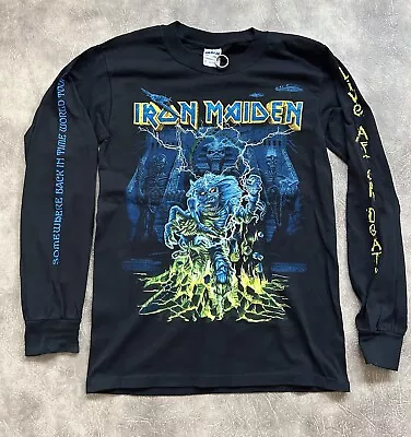 Buy Vintage Iron Maiden T Shirt Long Sleeve 2007 Tour Live After Death • 39£