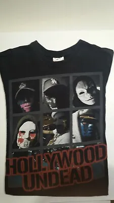 Buy Hollywood Undead Black Concert Shirt Adult S 34-36 • 13.98£
