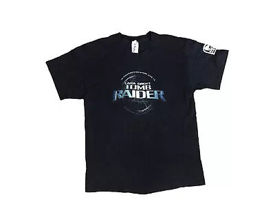 Buy VTG 2001 Lara Croft Tomb Raider Promo Shirt Employee Taco Bell - Size Large • 24.82£