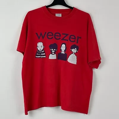 Buy Weezer Rare Vintage Screen Stars Band T-Shirt XL • 35£