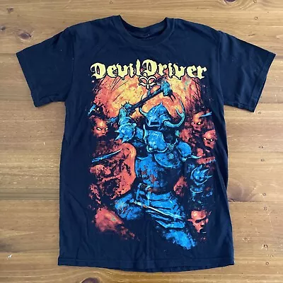 Buy Devil Driver Get In The Pit Band Tour T Shirt Size Small S Heavy Metal • 21.41£