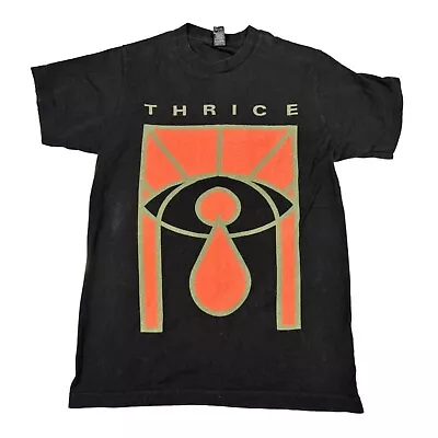 Buy Thrice Crying Eye Band Graphic Tee Tultex Hot Topic Size S • 17.50£