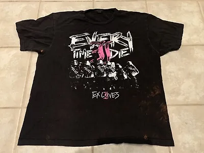 Buy Every Time I Die Ex Lives Shirt XL Black Hxc Sxe Screamo Deftones ETID Rare • 17.47£