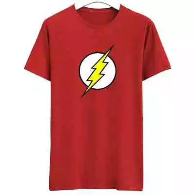 Buy Lightning Flash T-shirt Mens Classic Movie DC Comics Justice League Top Cotton T • 9.95£