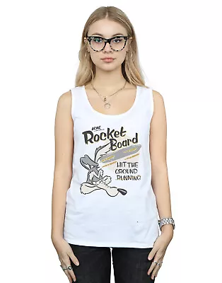 Buy Looney Tunes Women's Wile E Coyote Rocket Board Vest • 14.98£