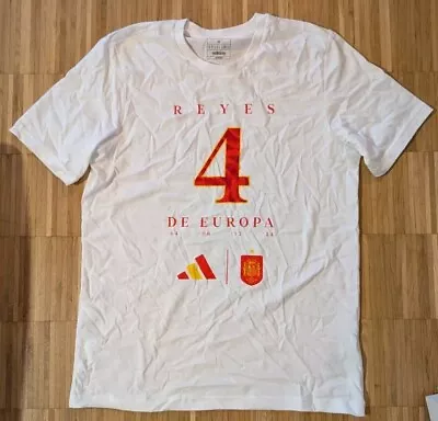 Buy España 4 Reyes De Europa 2024 T-Shirt M Champion Spain Euro EM VIP White • 50.67£