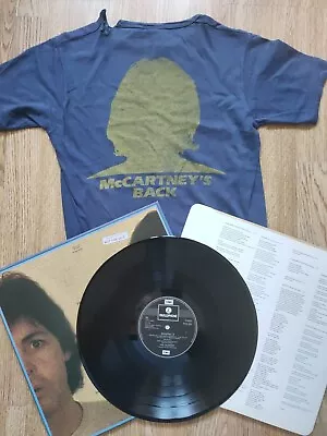 Buy McCartney II Promo Demo FACTORY SAMPLE T-SHIRT 1980 Parlophone Rare Beatles  • 89£
