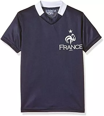 Buy FFF MATUIDI Boys T-shirt France FCB JERSEY, BLUE, 8 YEARS • 4.90£