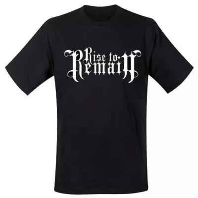 Buy Rise To Remain Men's's Logo T-Shirt, Black, Large • 17.77£