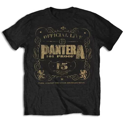 Buy Pantera 101 Proof Live Dimebag Darrell Metal Official Tee T-Shirt Mens • 14.99£