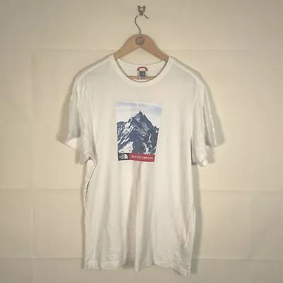 Buy The North Face Tshirt White Mens Size Large Exploring Tee Top 24  Pit To Pit • 18.95£