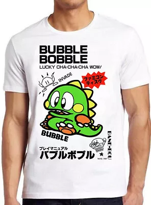 Buy Bubble Bobble Japanese Poster Famicom Gaming Gamer Game Gift Tee T Shirt M604 • 6.35£