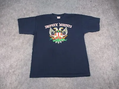 Buy Dropkick Murphys Shirt Mens XL Blue Concert Band Tour Irish Made In USA VTG 2009 • 26.08£